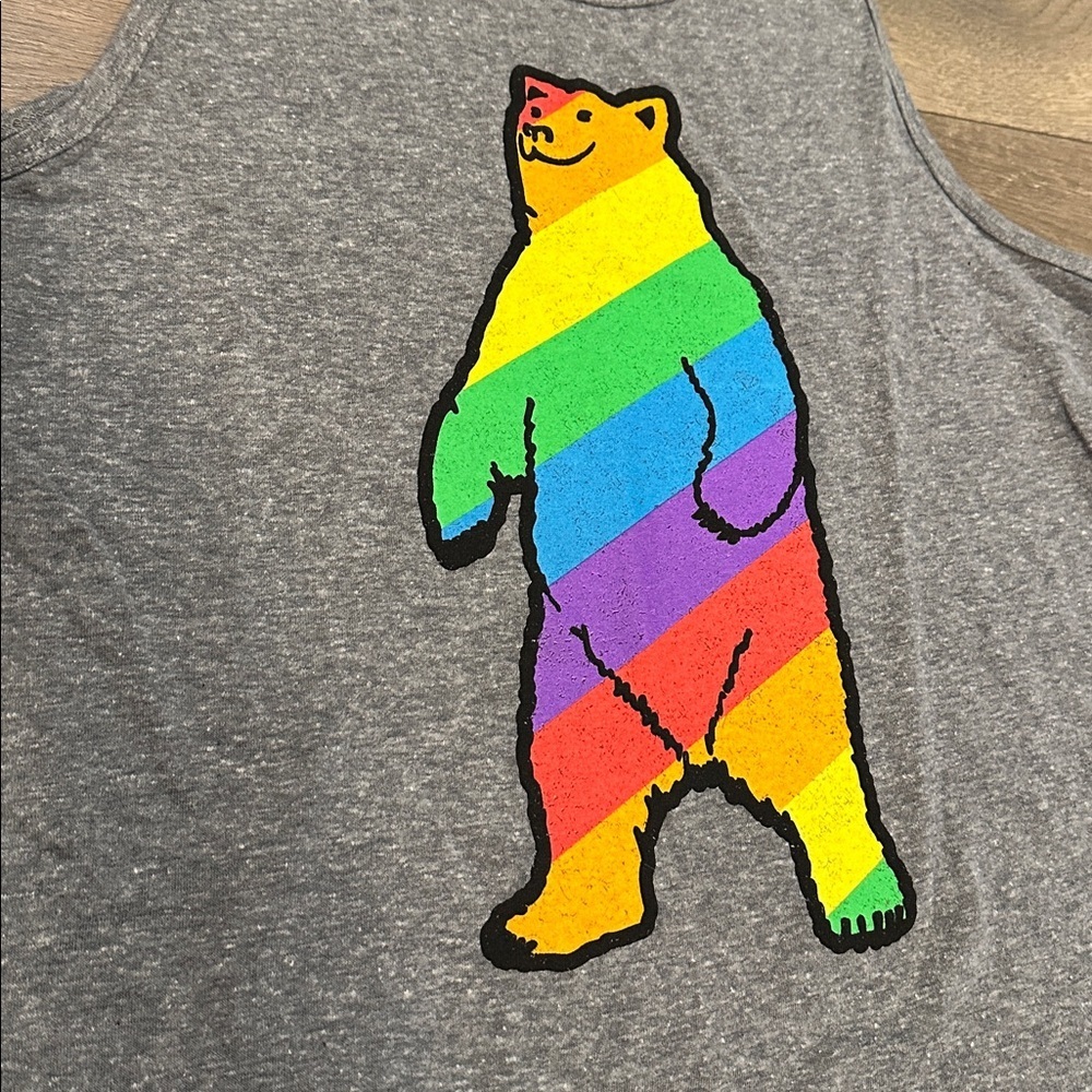 “Gay Bear Don’t Care” Tipsy Elves tank - Picture 3 of 9